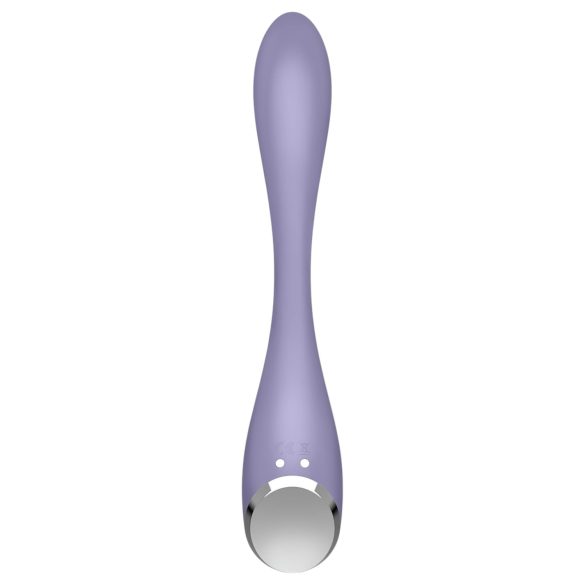 Satisfyer - vibromasseur point G flexible - connecté - silicone violet