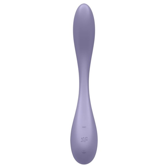 Satisfyer - vibromasseur point G flexible - connecté - silicone violet
