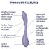 Satisfyer G-spot Flex 5 - vibromasseur G-spot intelligent (violet)