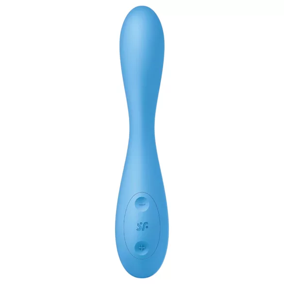 Satisfyer G-Spot Flex 4 - Vibromasseur point G connecté via application (turquoise)