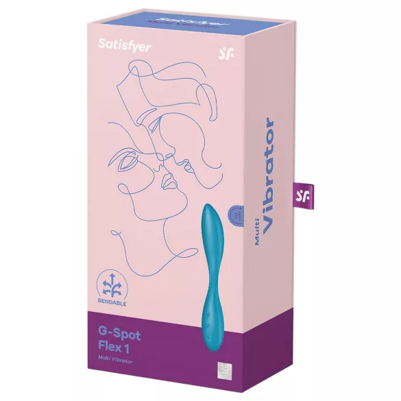 Satisfyer - Vibromasseur point G rechargeable étanche - vert