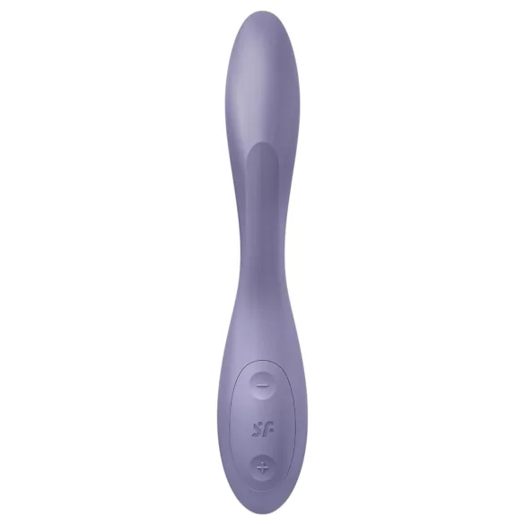 Satisfyer - Vibromasseur point G flexible rechargeable étanche - violet