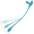 Satisfyer Plug & Play - vibro anal et cockring rechargeable (bleu)