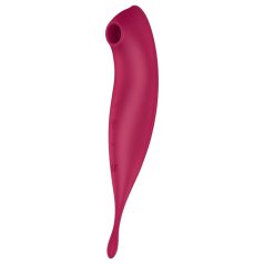   Satisfyer Twirling Pro - Intelligent 2en1 vibro pour clitoris (rouge)