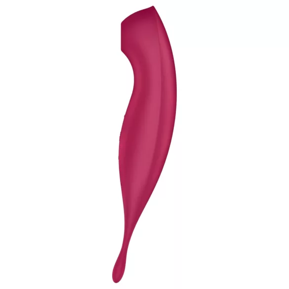 Satisfyer Twirling Pro - Vibromasseur clitoridien contrôlé par application (rouge)