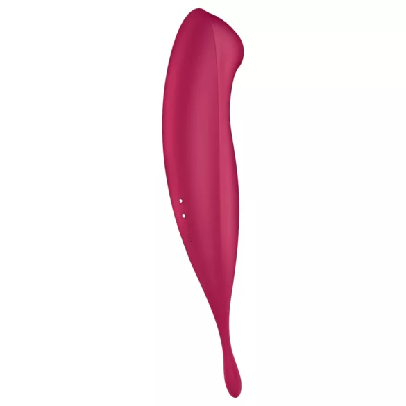Satisfyer Twirling Pro - Vibromasseur clitoridien contrôlé par application (rouge)