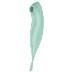  Satisfyer Twirling Pro - vibromasseur intelligent 2-en-1 pour clitoris (menthe)