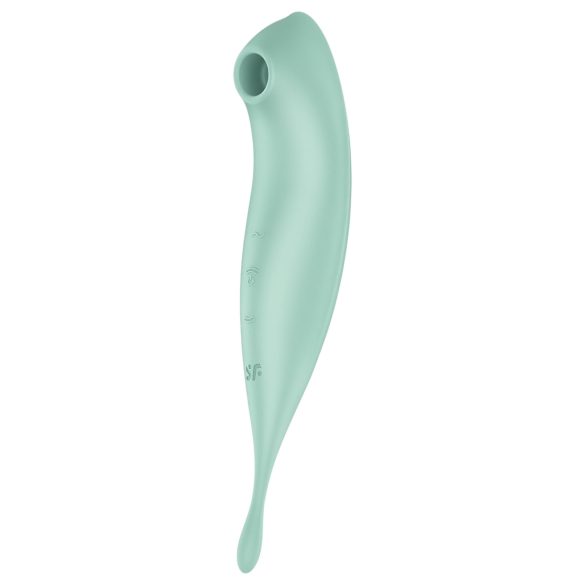 Satisfyer Twirling Pro - vibromasseur intelligent 2-en-1 pour clitoris (menthe)