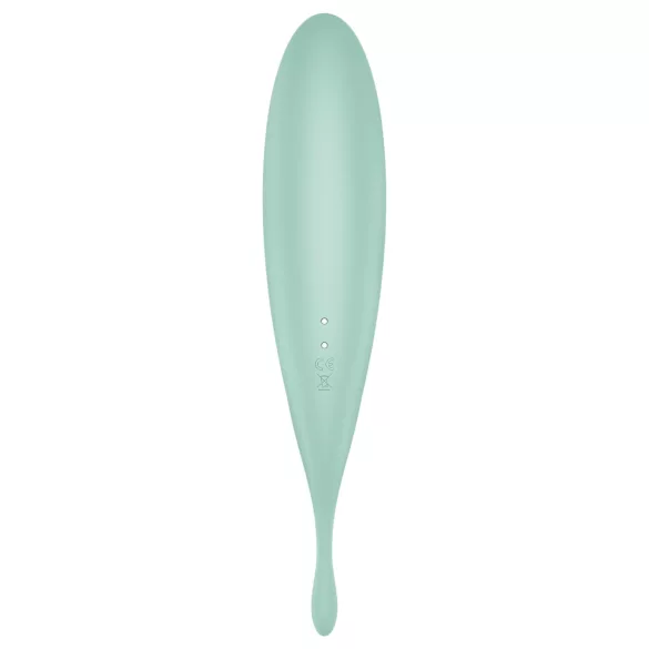Satisfyer Twirling Pro - Vibromasseur clitoridien contrôlé par application (menthe)
