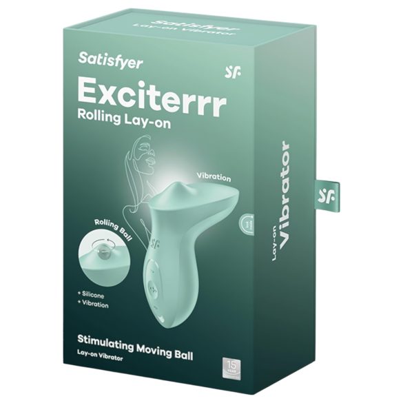 Satisfyer Exciterrr - vibromasseur clitoridien perles rotatives - vert