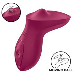   Satisfyer Exciterrr - vibromasseur à perles tournantes rouge
