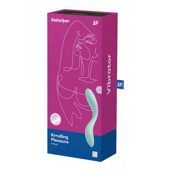 Satisfyer Rrrolling - vibromasseur point G à billes mobiles - menthe