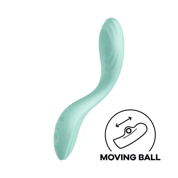 Satisfyer Rrrolling - vibromasseur point G à billes mobiles - menthe
