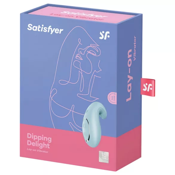 Satisfyer - Vibromasseur clitoridien rechargeable - bleu