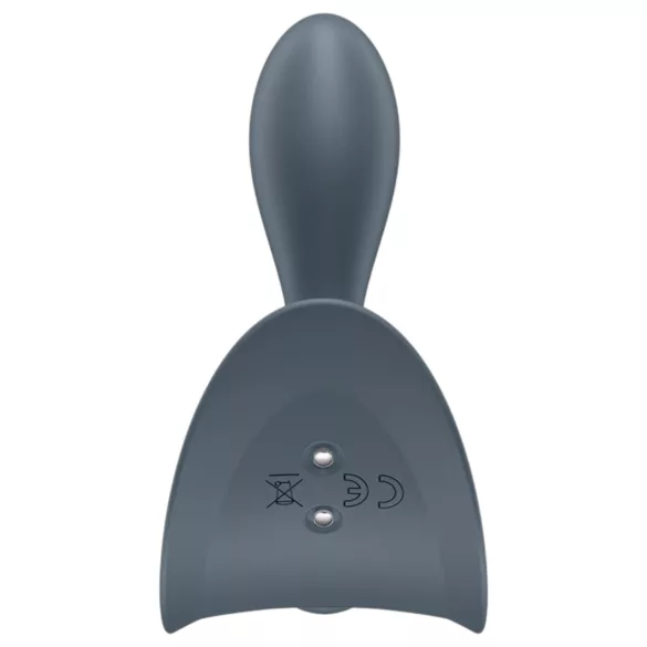 Satisfyer - plug anal vibrant débutant - silicone gris