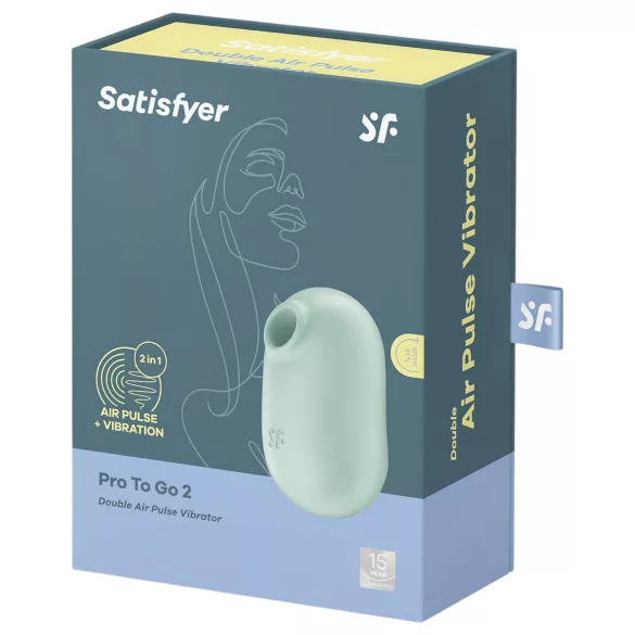 Satisfyer Pro To Go 2 - stimulateur clitoridien à ondes pression - rechargeable