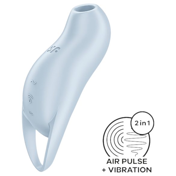 Satisfyer Pocket Pro 1 - Stimulateur Clitoridien à Ondes d'Air (Bleu)