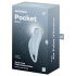 Satisfyer Pocket Pro 1 - Stimulateur Clitoridien à Ondes d'Air (Bleu)