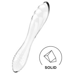 Satisfyer Cristal Éblouissant 1 - Double-Embout en Verre (Transparent)   Satisfyer Cristal Éblouissant 1 - Double-Embout en Verre (Transparent)