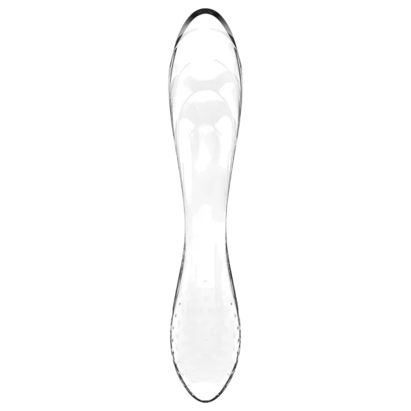 Satisfyer Dazzling Crystal 1 - godemichet double en verre - transparent
