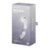 Satisfyer Double Crystal - gode double extrémité - verre transparent
