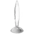 Satisfyer Sparkling Crystal - gode en verre nervuré - transparent