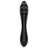 Satisfyer Dazzling Crystal 1 - godemichet double en verre - noir