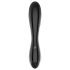 Satisfyer Dazzling Crystal 1 - Double godemichet en verre (noir)