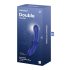 Satisfyer Double Crystal - Dildo double en verre (bleu)