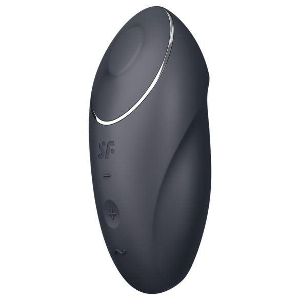 Satisfyer Tap & Climax 1 - Vibrateur 2en1 clitoridien (noir)