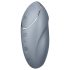 Satisfyer Tap & Climax 1 - Vibromasseur clitoridien 2en1 (gris)