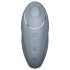 Satisfyer Tap & Climax 1 - Vibromasseur clitoridien 2en1 (gris)