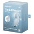 Satisfyer Tap & Climax 2 - 2en1 stimulateur et vibro (bleu)