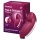 Satisfyer Tap & Climax 2 - stimulateur clitoridien et vibromasseur 2‑en‑1 (rouge)