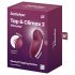 Satisfyer Tap & Climax 2 - Stimulateur & Vibromasseur 2en1 (rouge)