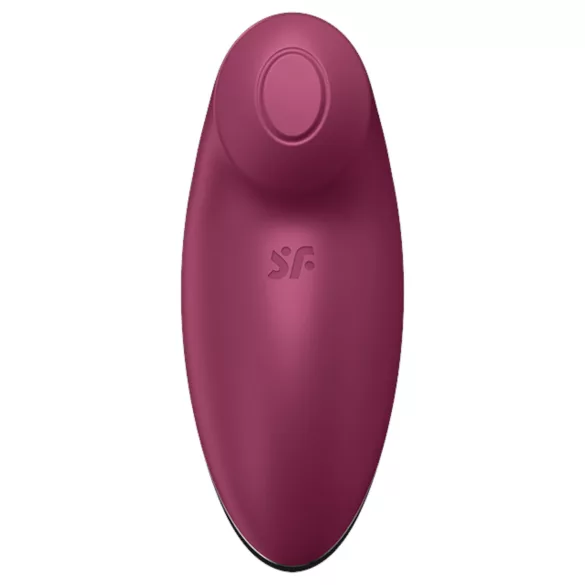 Satisfyer Tap & Climax 2 - stimulateur clitoridien et vibromasseur 2‑en‑1 (rouge)
