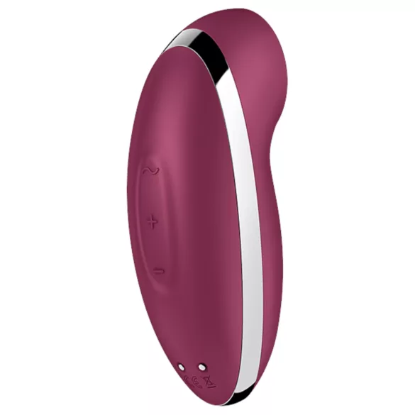 Satisfyer Tap & Climax 2 - stimulateur clitoridien et vibromasseur 2‑en‑1 (rouge)