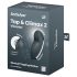 Satisfyer Tap & Climax 2 - Vibro 2en1 pour clitoris (gris)