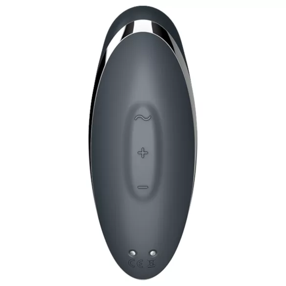 Satisfyer - Stimulateur clitoridien 2en1 vibrant - gris
