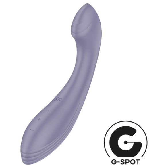 Satisfyer G-Force - Vibromasseur rechargeable et étanche pour point G (violet)