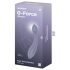 Satisfyer G-Force - Vibromasseur rechargeable et étanche pour point G (violet)