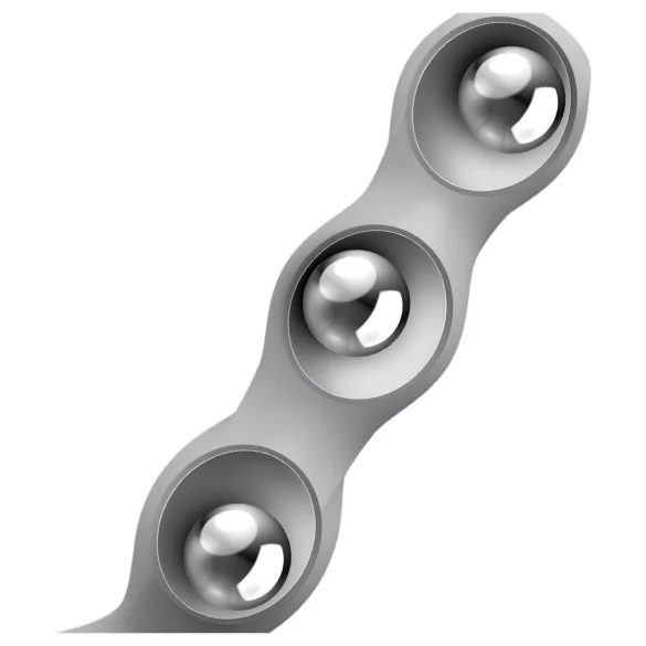 Satisfyer - Dildo à billes - Perles stimulantes - Silicone gris