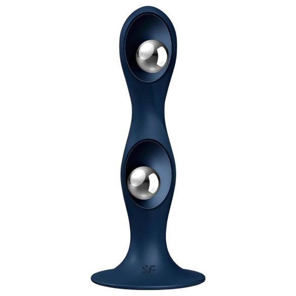 Satisfyer - Boules de Kegel lestées - silicone bleu