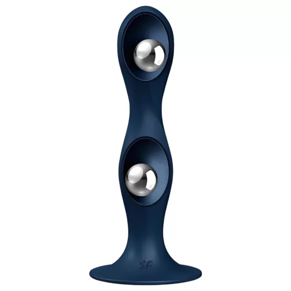 Satisfyer - Boules de Kegel lestées - silicone bleu