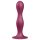 Satisfyer Double Ball-R - Dildo pondéré ventouse (rouge)