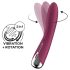 Satisfyer Spinning Vibe 1 - Vibromasseur Point G à tête rotative (rouge)