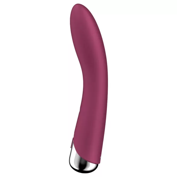 Satisfyer Spinning Vibe 1 - vibromasseur point G à tête rotative (rouge)