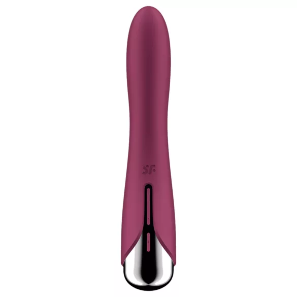 Satisfyer Spinning Vibe 1 - vibromasseur point G à tête rotative (rouge)