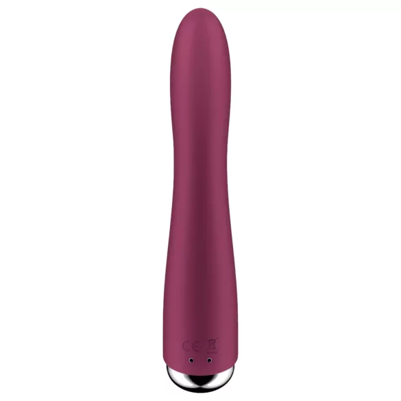 Satisfyer Spinning Vibe 1 - vibromasseur point G à tête rotative (rouge)