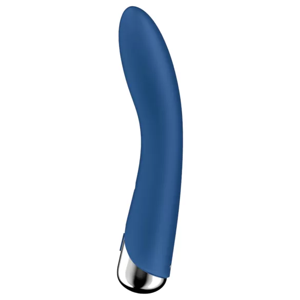 Satisfyer Spinning Vibe 1 - vibromasseur point G tête rotative - silicone bleu